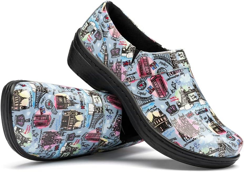 image:imageKlogs Footwear Mission Womens Shoes Premium Healthcare Shoes for Stability amp Comfort SlipResistant LatexFree Lightweight Design All Day Comfort and SupportLondon Calling Patent