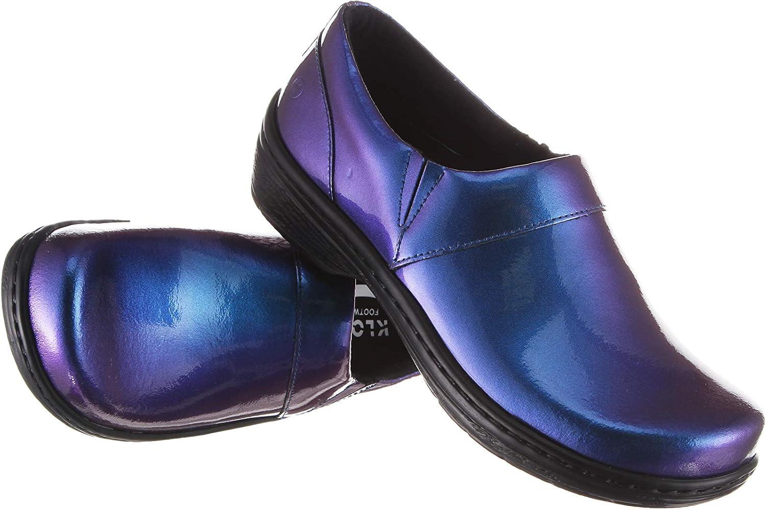 image:imageKlogs Footwear Mission Womens Shoes Premium Healthcare Shoes for Stability amp Comfort SlipResistant LatexFree Lightweight Design All Day Comfort and SupportPurpleBlue Irridescent