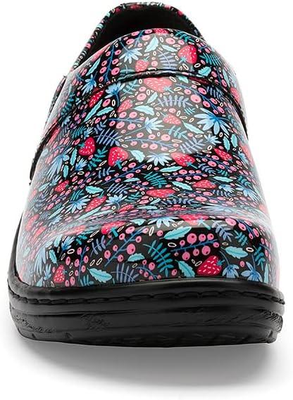 image:imageKlogs Footwear Mission Womens Shoes Premium Healthcare Shoes for Stability amp Comfort SlipResistant LatexFree Lightweight Design All Day Comfort and SupportStrawberry Fields Patent