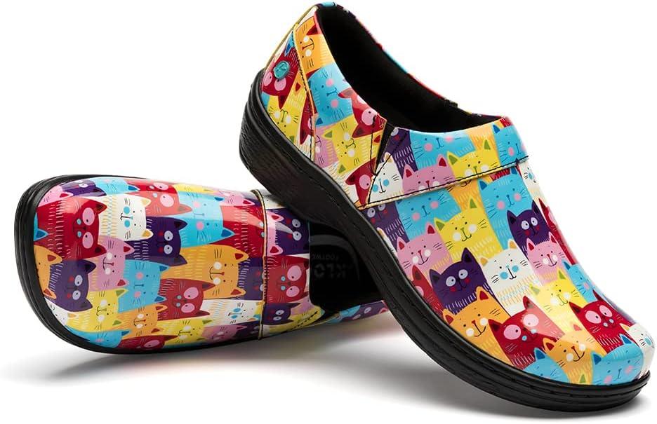 image:imageKlogs Footwear Mission Womens Shoes Premium Healthcare Shoes for Stability amp Comfort SlipResistant LatexFree Lightweight Design All Day Comfort and SupportAmstercats Patent