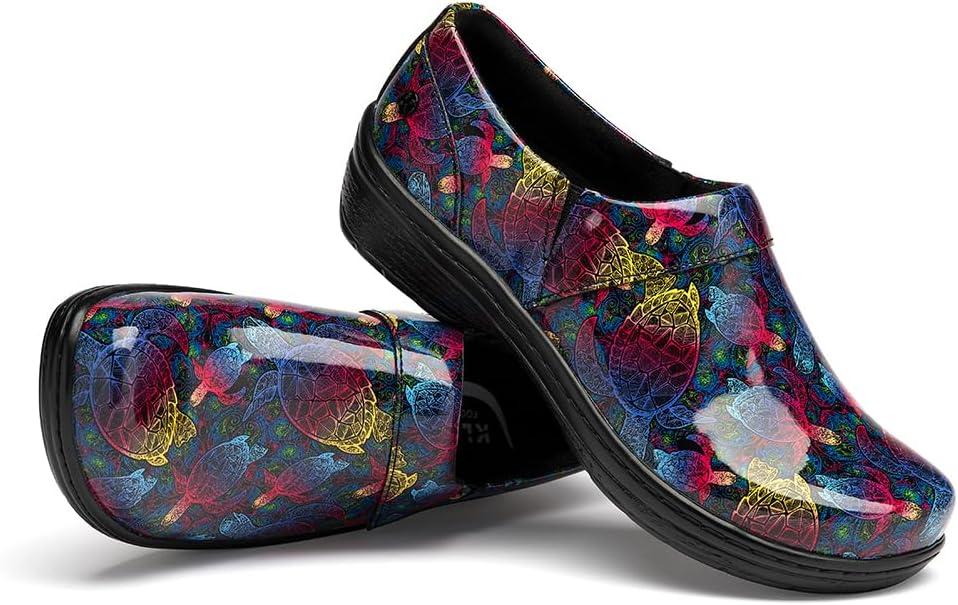 image:imageKlogs Footwear Mission Womens Shoes Premium Healthcare Shoes for Stability amp Comfort SlipResistant LatexFree Lightweight Design All Day Comfort and SupportSea Turtles Patent