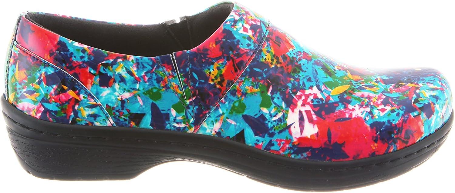 image:imageKlogs Footwear Mission Womens Shoes Premium Healthcare Shoes for Stability amp Comfort SlipResistant LatexFree Lightweight Design All Day Comfort and SupportKaleidoscope Patent