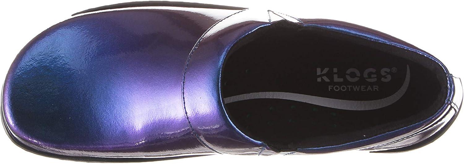 image:imageKlogs Footwear Mission Womens Shoes Premium Healthcare Shoes for Stability amp Comfort SlipResistant LatexFree Lightweight Design All Day Comfort and SupportPurpleBlue Irridescent