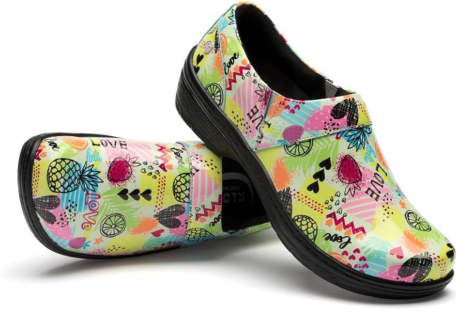 image:imageKlogs Footwear Mission Womens Shoes Premium Healthcare Shoes for Stability amp Comfort SlipResistant LatexFree Lightweight Design All Day Comfort and SupportSunny Days Pat