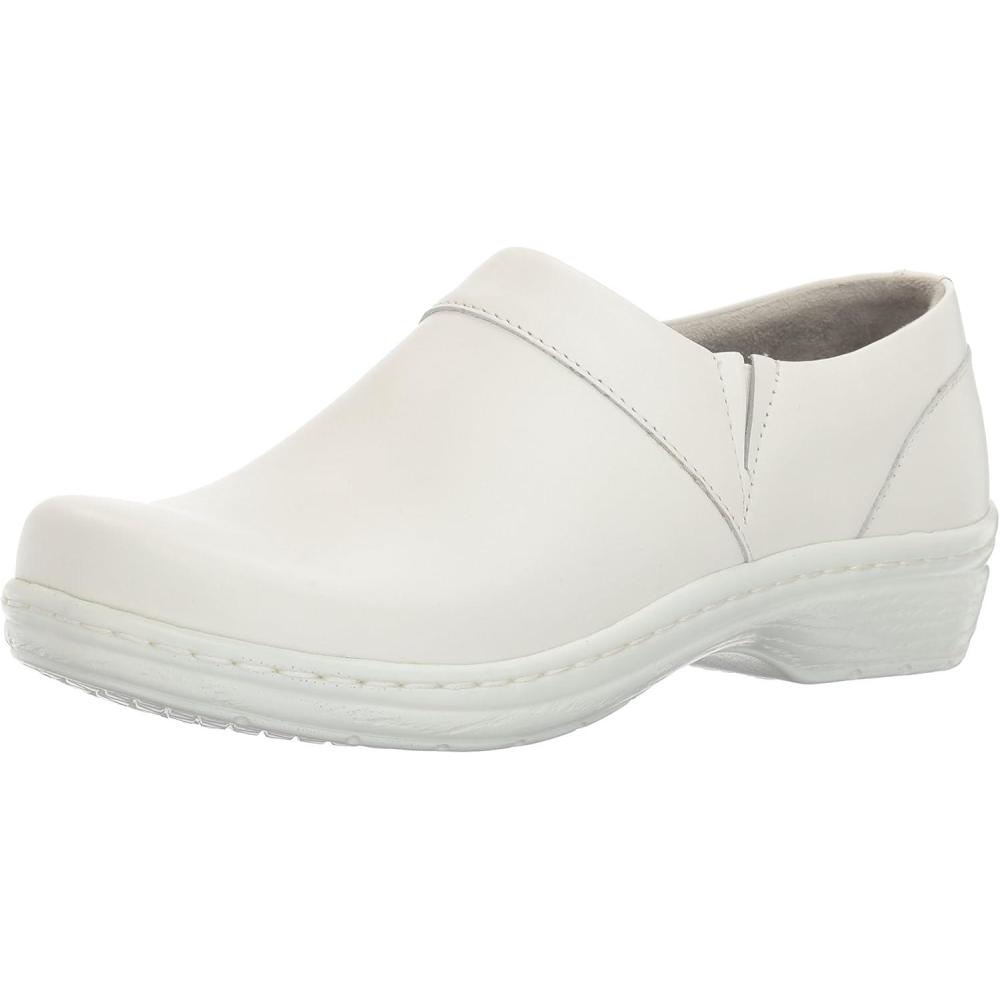 image:imageKlogs Footwear Mission Womens Shoes Premium Healthcare Shoes for Stability amp Comfort SlipResistant LatexFree Lightweight Design All Day Comfort and SupportWhite Smooth Al