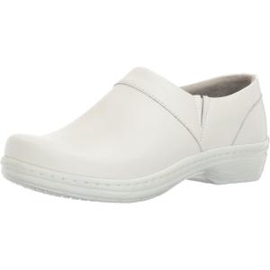 Klogs Footwear Mission Women’s Shoes – Premium Healthcare Shoes for Stability & Comfort – Slip-Resistant, Latex-Free, Lightweight Design – All Day Comfort and Support(White Smooth Al)