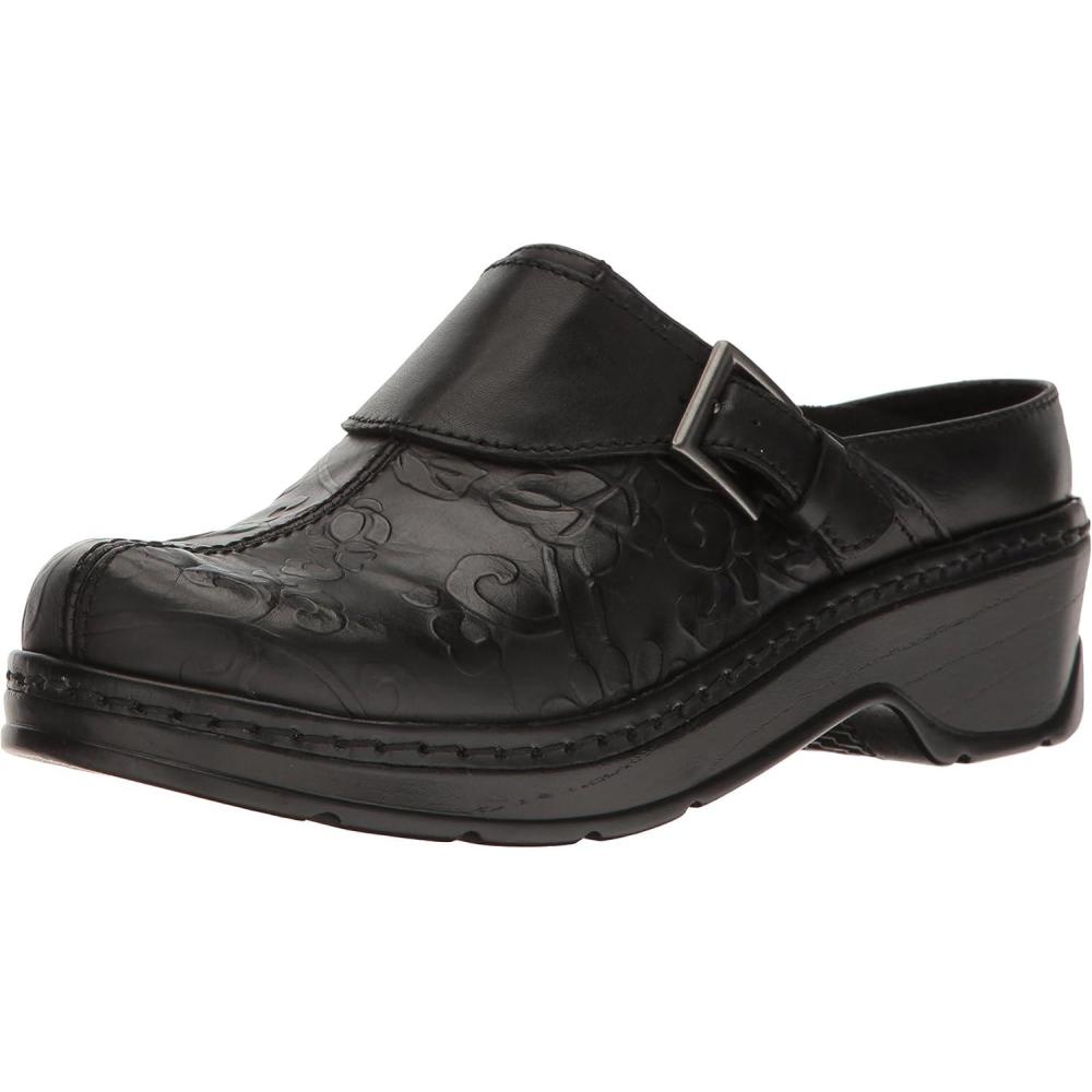 image:imageKLOGS Footwear Womens Austin Leather MuleBlack Flower Power Tool