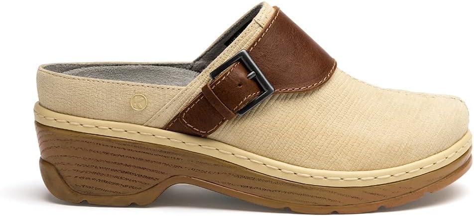image:imageKlogs Footwear Austin Womens Shoes SlipResistant Shoes for Healthcare and Food Service Professionals Removable TRUCOMFORT Insole All Day Comfort and SupportNatural Warrior Suede