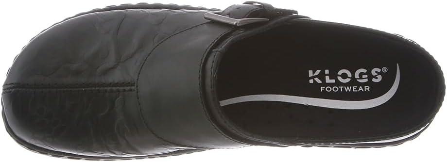image:imageKlogs Footwear Austin Womens Shoes SlipResistant Shoes for Healthcare and Food Service Professionals Removable TRUCOMFORT Insole All Day Comfort and SupportBlack Flower Power Tool