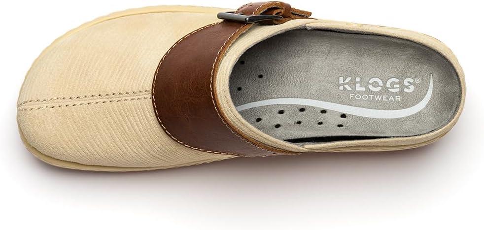 image:imageKlogs Footwear Austin Womens Shoes SlipResistant Shoes for Healthcare and Food Service Professionals Removable TRUCOMFORT Insole All Day Comfort and SupportNatural Warrior Suede