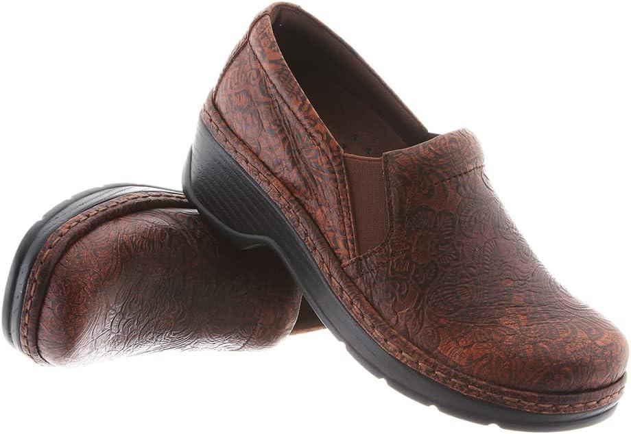 image:imageKlogs Footwear Naples Womens Shoes Premium Nursing Shoes for Superior Comfort amp Stability SlipResistant Outsoles Supportive Insoles Lightweight DesignBrown Jw Floral