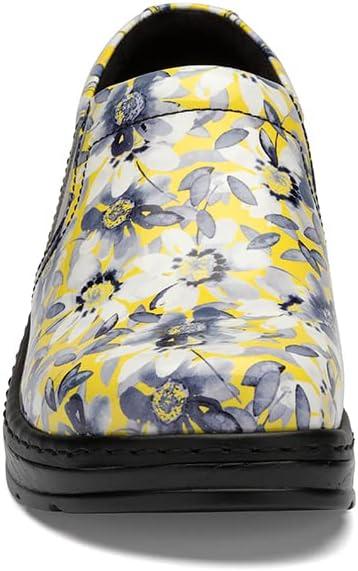 image:imageKlogs Footwear Naples Womens Shoes Premium Nursing Shoes for Superior Comfort amp Stability SlipResistant Outsoles Supportive Insoles Lightweight DesignYellow Flora Patent