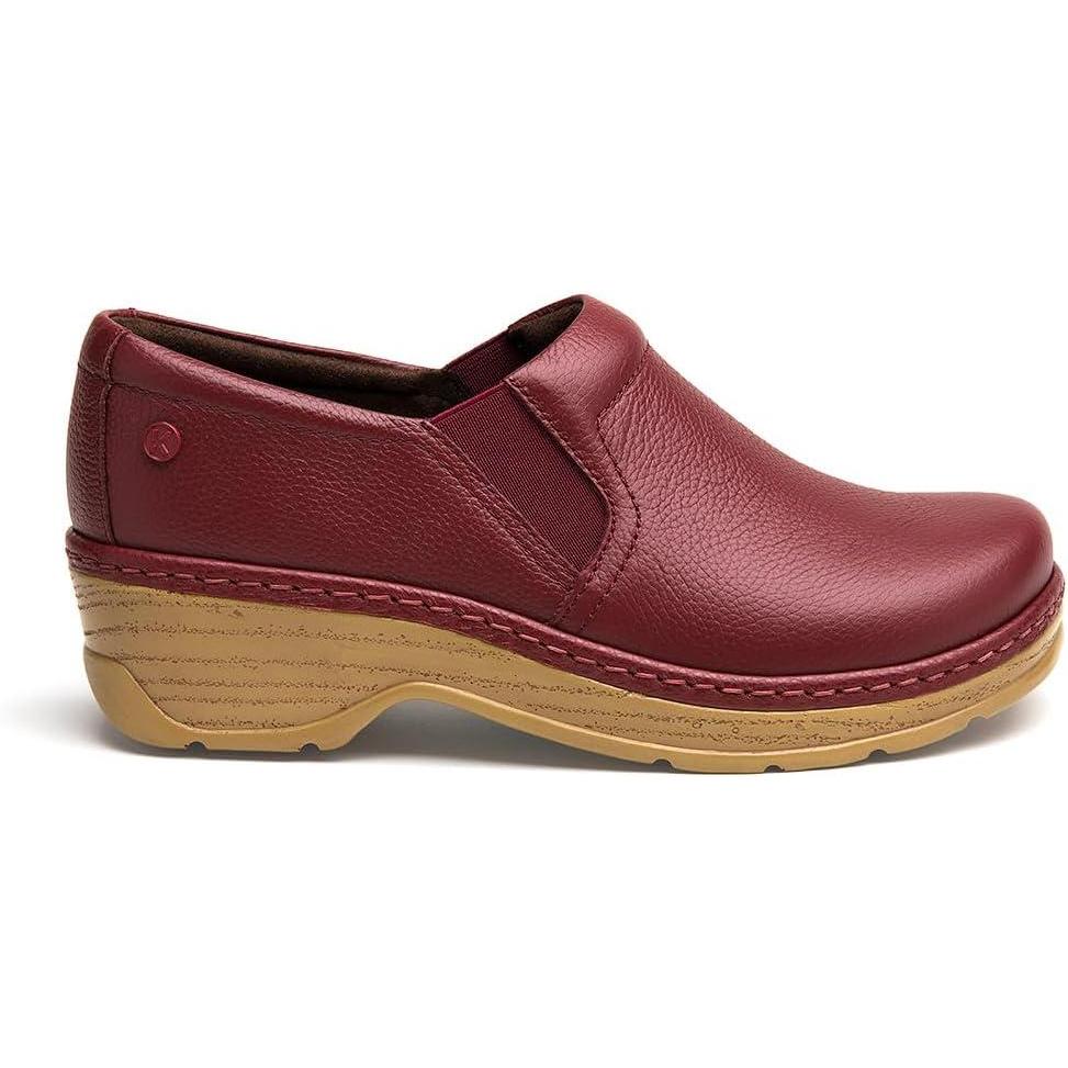 image:imageKlogs Footwear Naples Womens Shoes Premium Nursing Shoes for Superior Comfort amp Stability SlipResistant Outsoles Supportive Insoles Lightweight DesignMerlot Pebble
