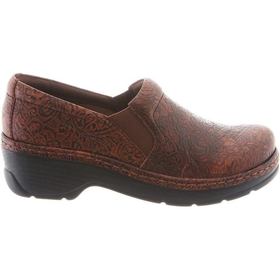 image:imageKlogs Footwear Naples Womens Shoes Premium Nursing Shoes for Superior Comfort amp Stability SlipResistant Outsoles Supportive Insoles Lightweight DesignBrown Jw Floral
