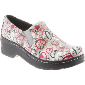 Klogs Footwear Naples Women’s Shoes – Premium Nursing Shoes for Superior Comfort & Stability – Slip-Resistant Outsoles, Supportive Insoles, Lightweight Design(White Patent)
